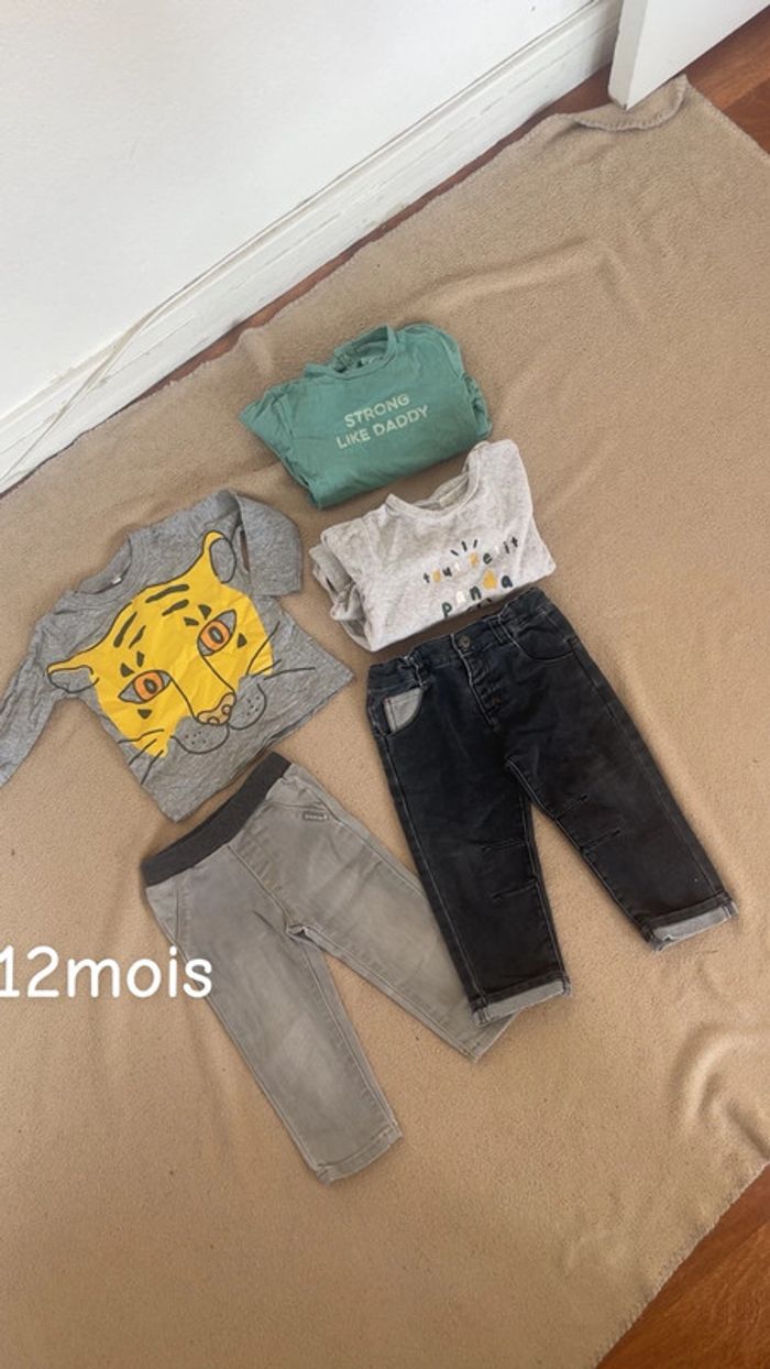Lot de 5 pièces 12mois