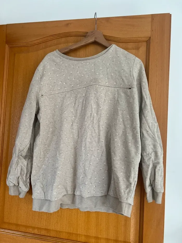 Pull d’allaitement taille XL (46-48) bon état - photo numéro 3
