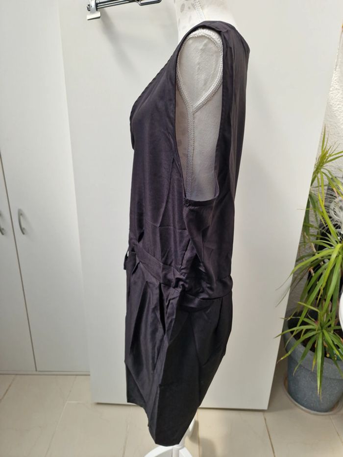 Combinaison Combi Short Noir Décolleté V Homme - photo numéro 4