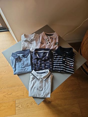 Lot polo manches courtes