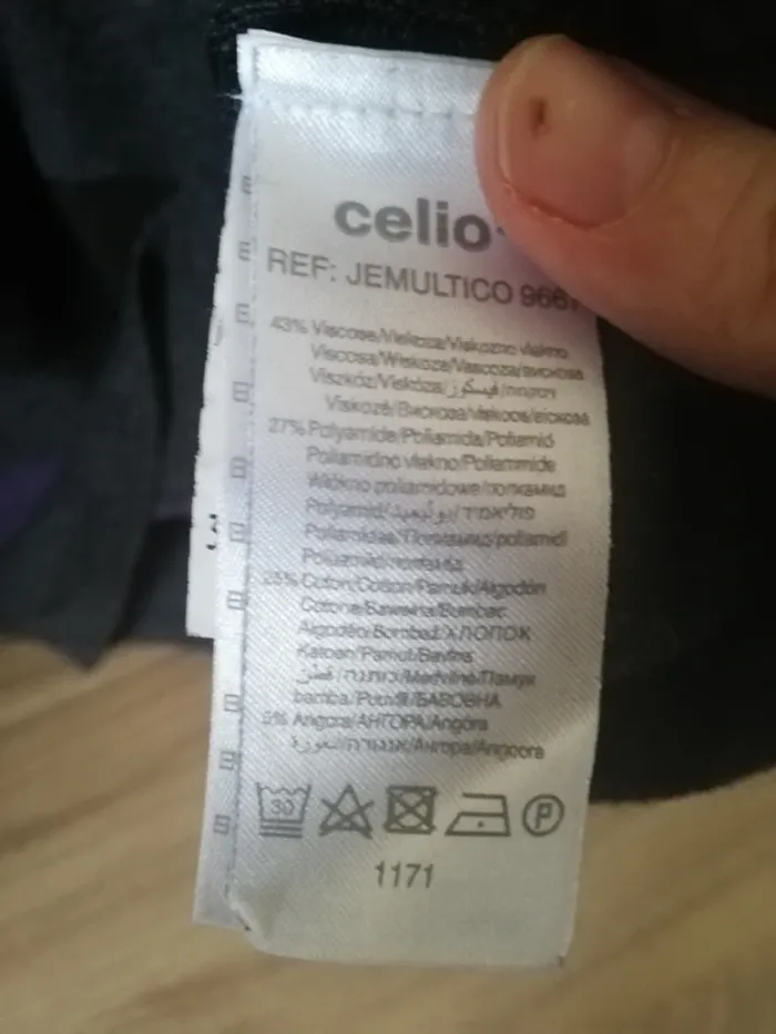 Pull en laine CELIO Taille L - photo numéro 3