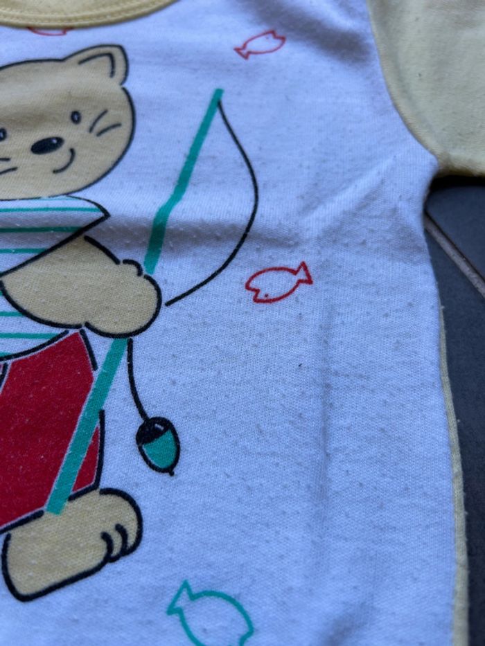 Vintage: Ensemble t-shirt et short bébé fille et/ou garçon - photo numéro 3