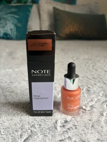 drop highlighter note cosmétique