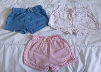 Lot short d'été 6 mois 