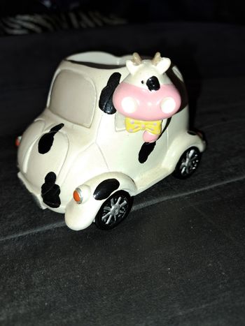 Support téléphone portable vache