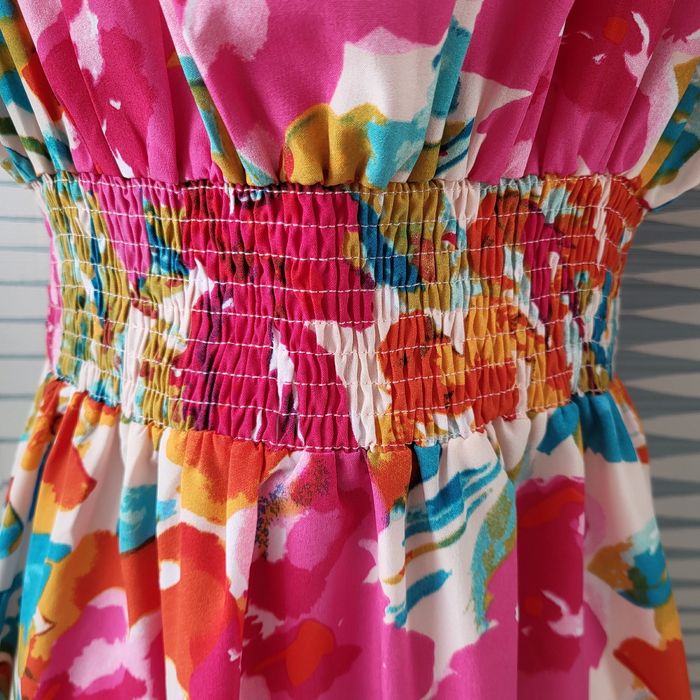 Robe courte imprimée taille XL By One by Loïcia Curve neuve avec étiquette - photo numéro 9