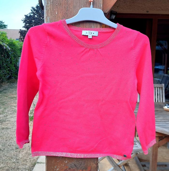 Pull rose 4 ans - photo numéro 5