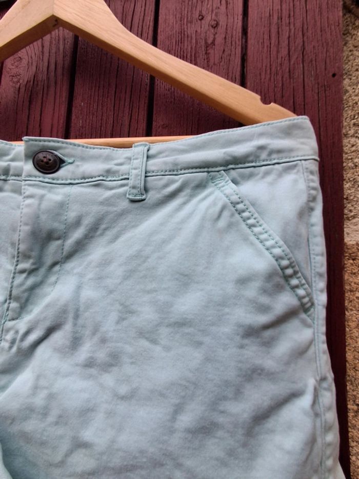 Short court bleu turquoise Superdry taille M - photo numéro 4