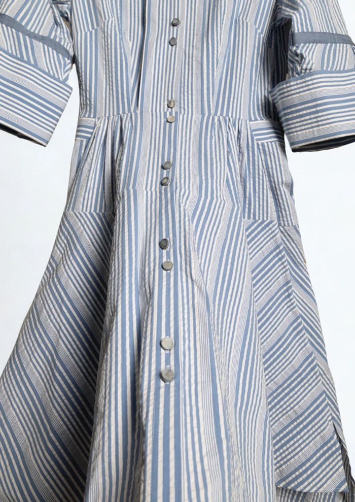 Robe bleu et blanche asymétrique Palmer Harding Taille 34 - photo numéro 5
