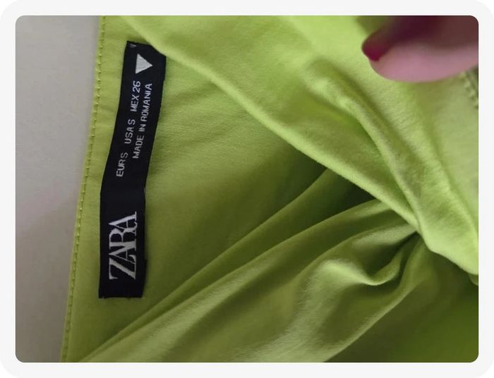 robe d'ete Zara vert taille S - photo numéro 5