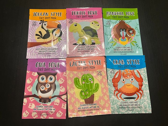 Lot de 6 masques