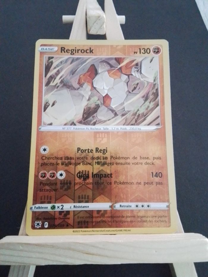 Carte Pokémon Regirock Reverse 75/189