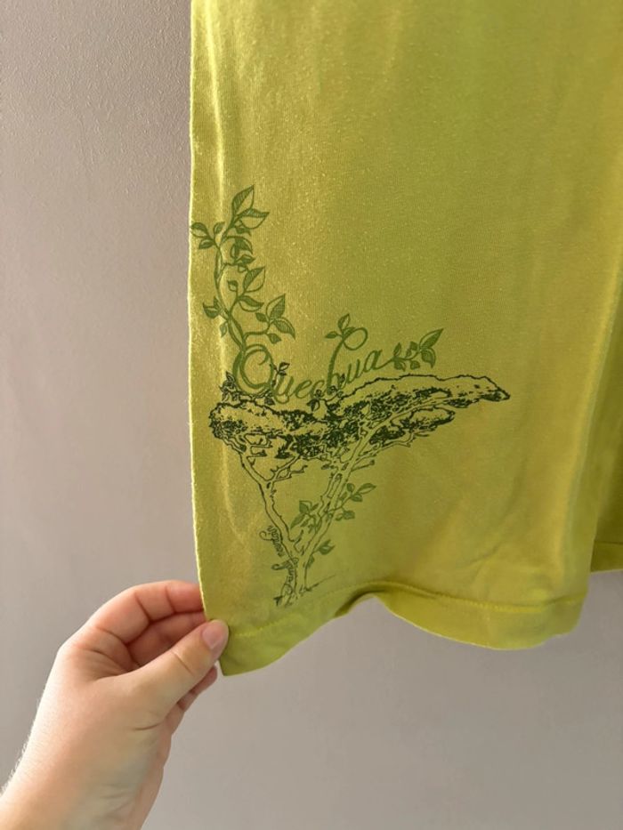 T shirt vert clair quechua - photo numéro 3