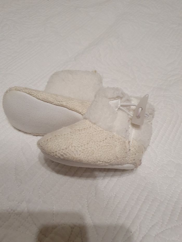 Bottines chaudes fourrés laine 3 à 6 mois - photo numéro 4