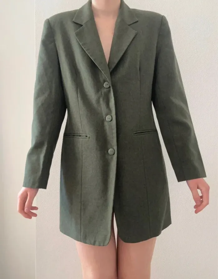 Blazer long Vintage classe chic - photo numéro 4