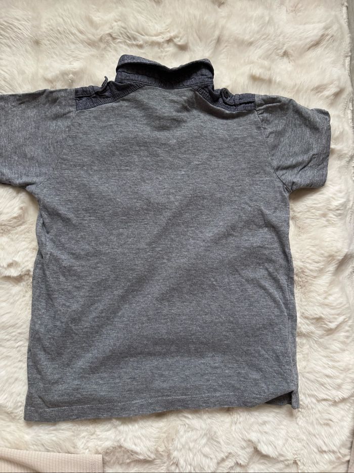 👕 polo - garçon - 8 ans - denim style - Boy top - bon état - photo numéro 7