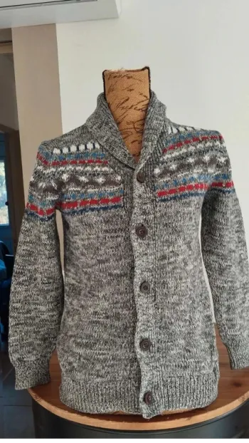 Gilet gris garçon  gap taille 12  ans