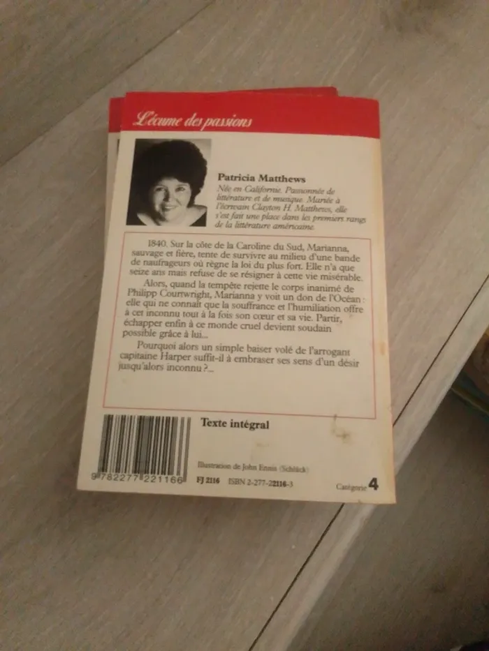 2 romans de Patricia matthews - photo numéro 5