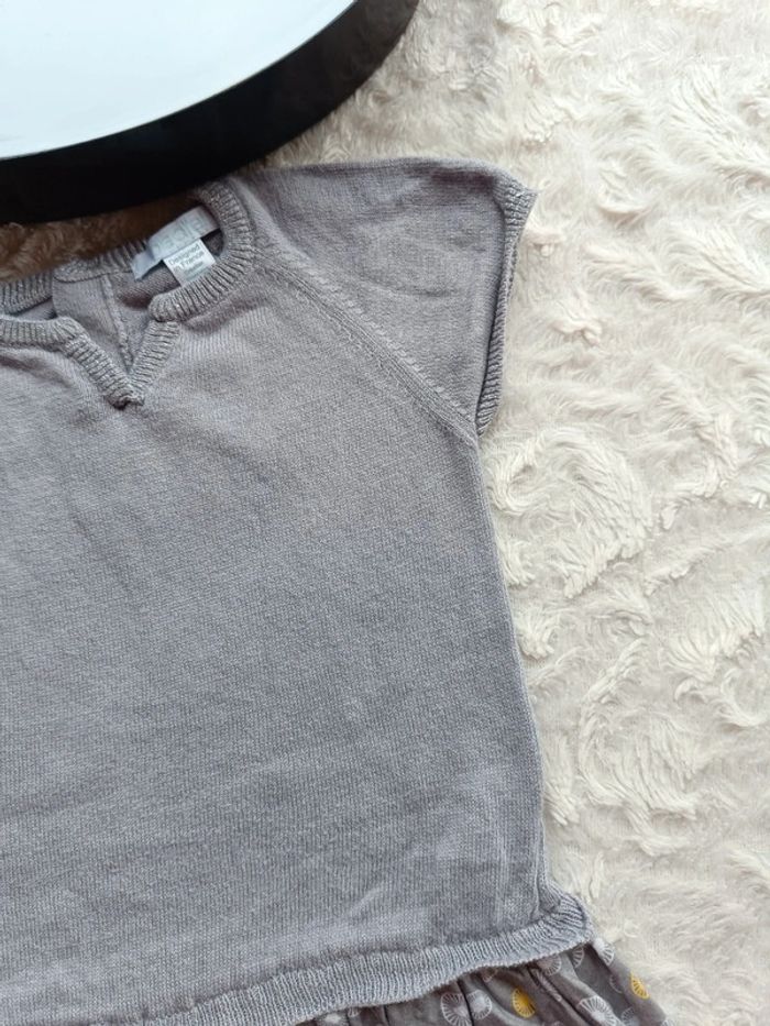 Robe style pull en haut et boule en bas Fille 18 mois Obaïbi - photo numéro 4