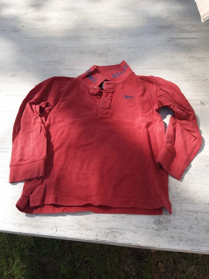 Polo rouge garcon