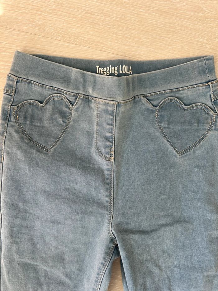 Tregging (jean) fille 12 ans tape à l’œil - photo numéro 3