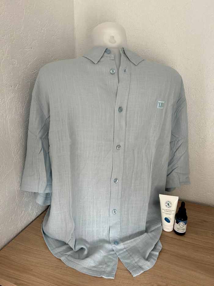 🌀 Chemise bleue Ted Lapidus 🌀 - photo numéro 3