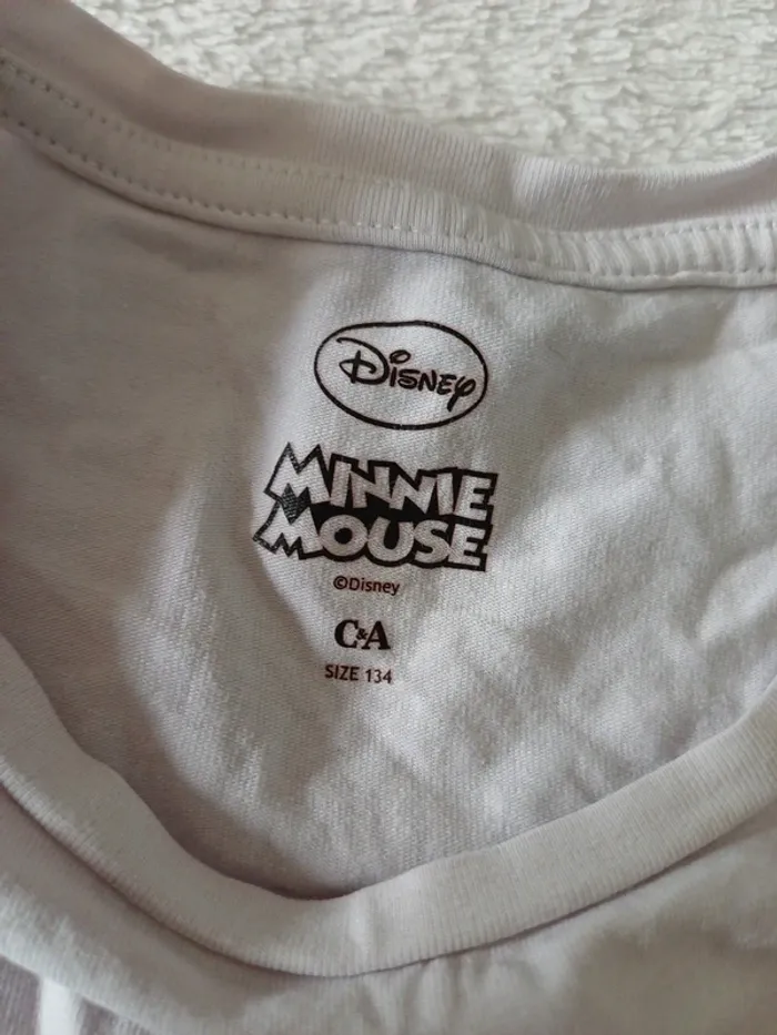 T-shirt blanc Minnie 9 ans C&A - photo numéro 3