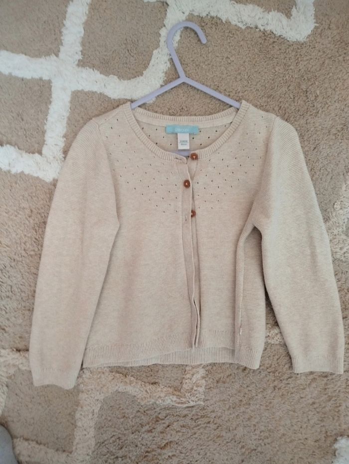 Gilet en maille fine Bb fille Okaïdi  24 mois