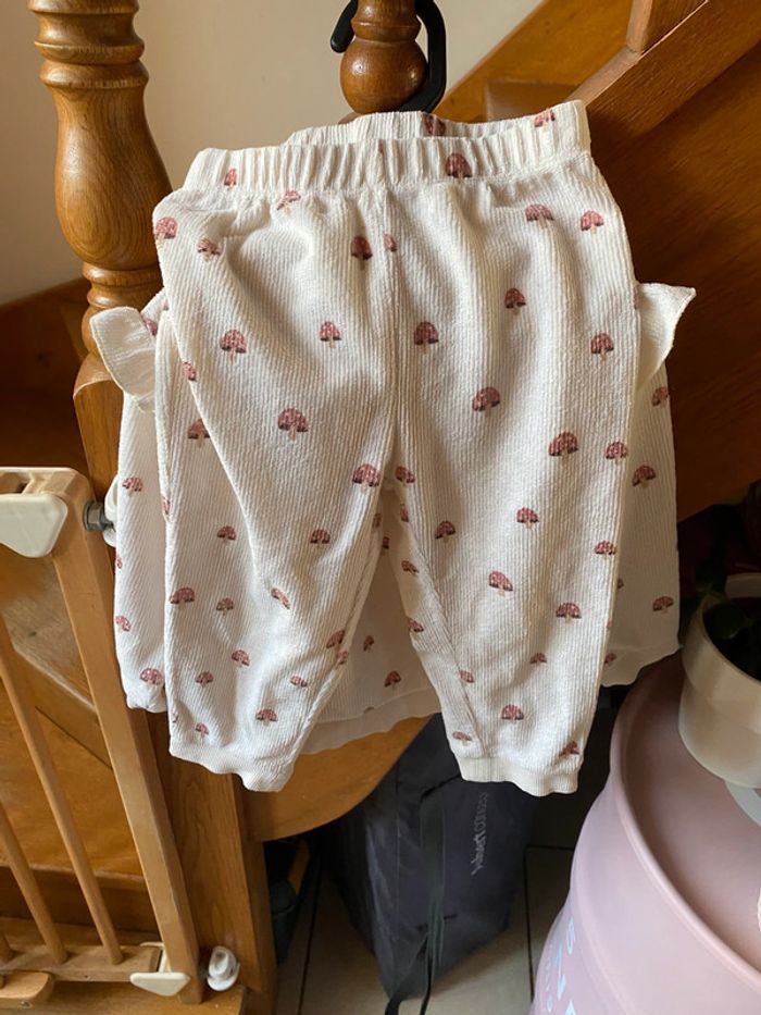 Pyjama velours champignons 24m Kiabi - photo numéro 3