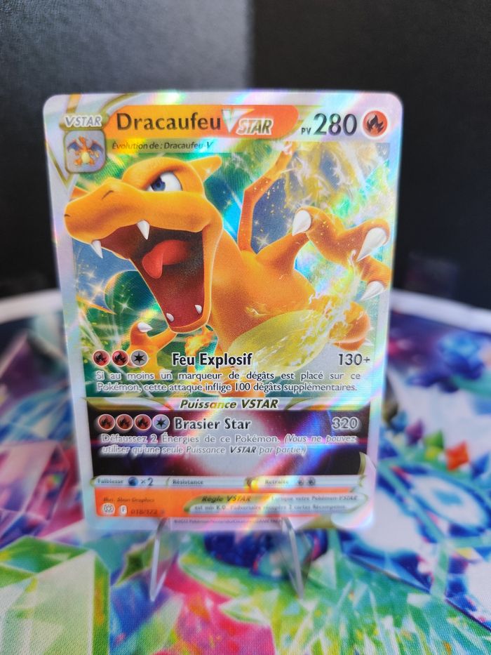 Carte pokémon neuve 🇨🇵 Dracaufeu VStar 018/172 Stars Étincelantes ki - photo numéro 2