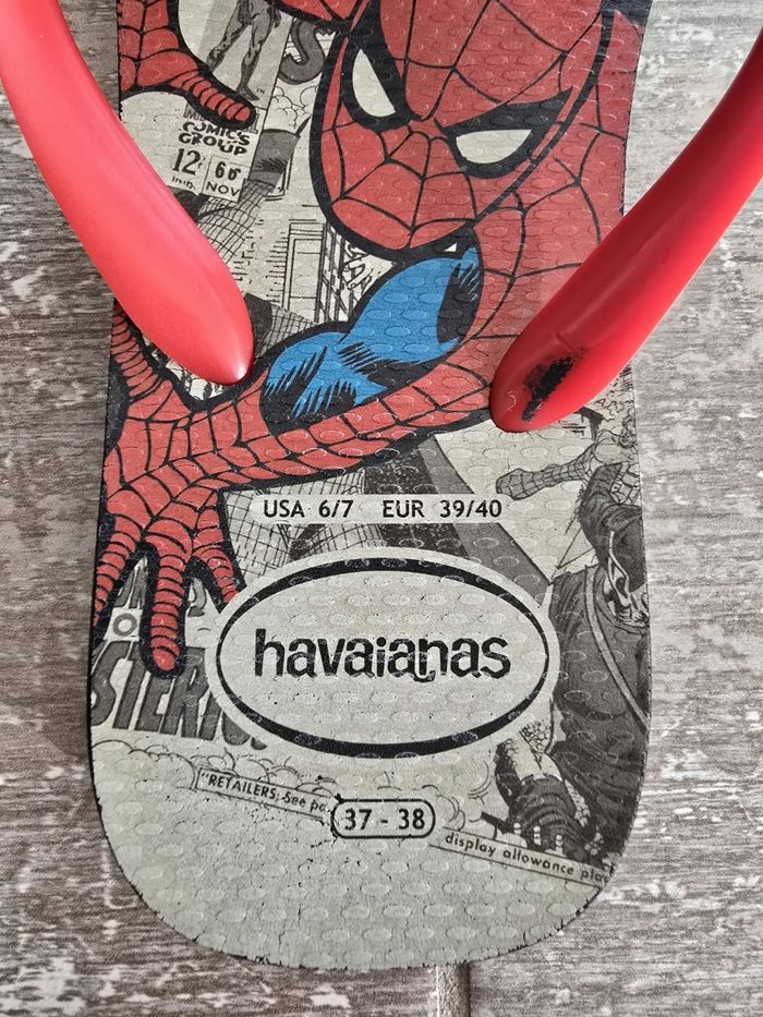 Tongs Havaïanas Spiderman - photo numéro 3
