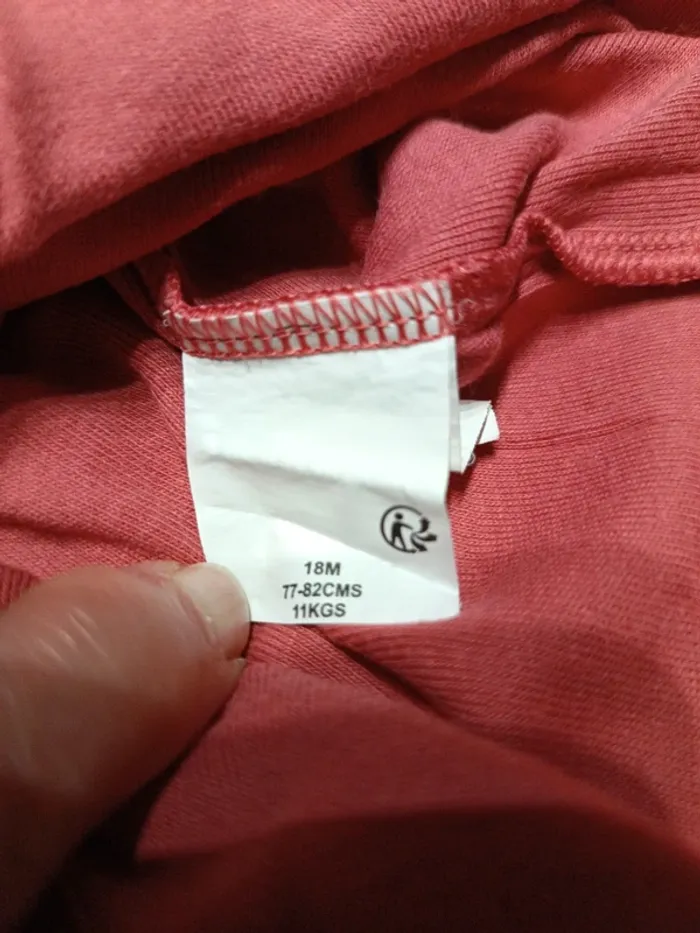 Body uni rose buvard Kiabi 18M - photo numéro 5