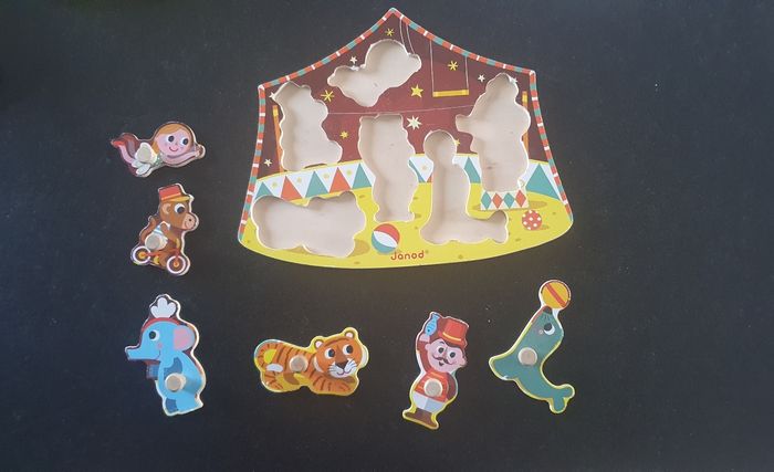 1er Puzzle bois janod - photo numéro 2