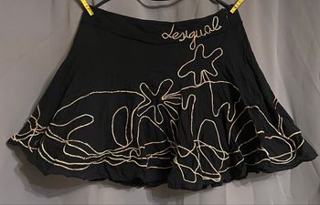 Jupe »Desigual »noire et multicolore 