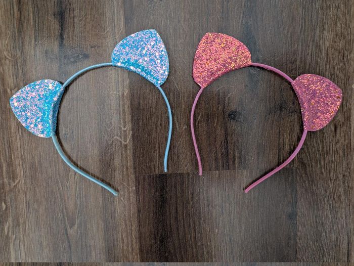 Lot de 2 serre tête pailletés