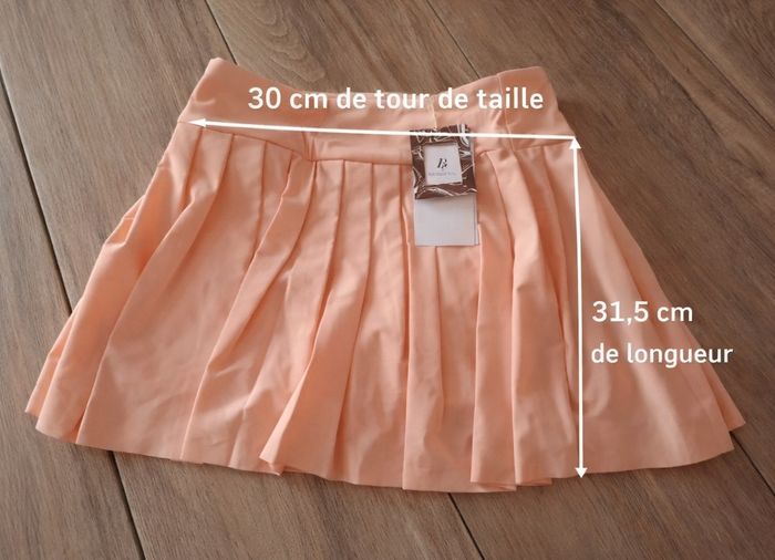 Jupe fille avec short évasée élégante sport école - photo numéro 4