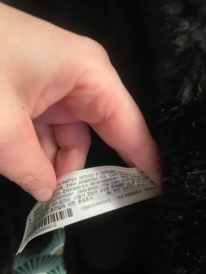 Manteau mi long  fausse fourrure, Zara, taille oversize - photo numéro 10