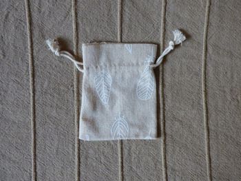 lot de 3 sachets en tissu