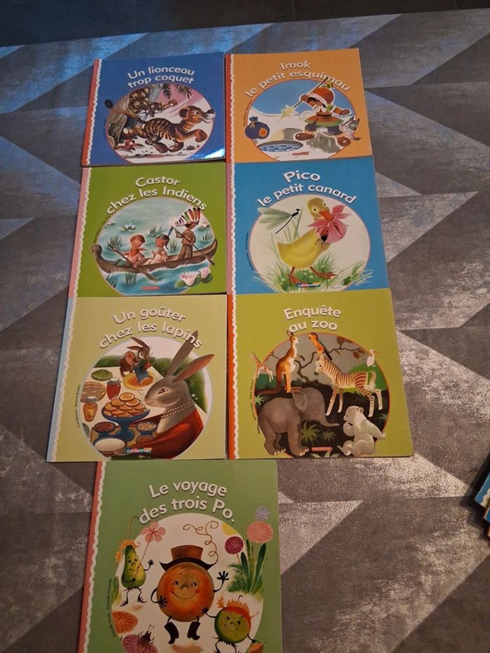 Ĺot de 7 livres casrterman