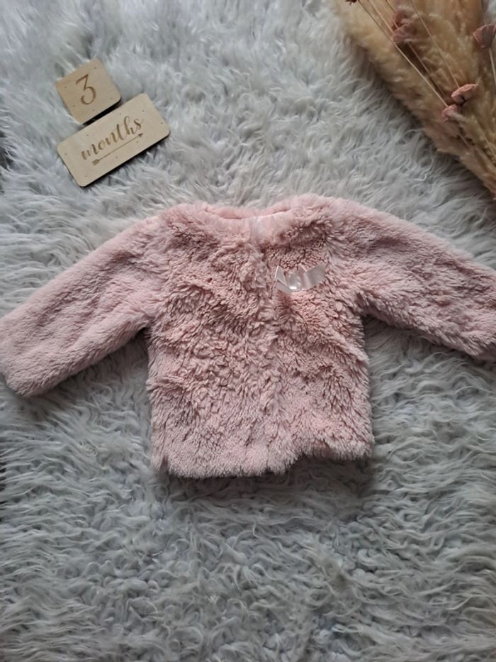 Gilet fausse fourrure 3mois