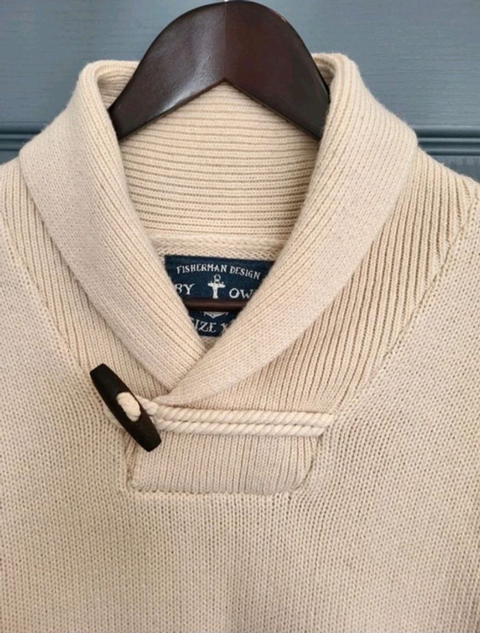 Pull d'hiver beige écru Kiabi col montant Taille XL ou 44 - photo numéro 3