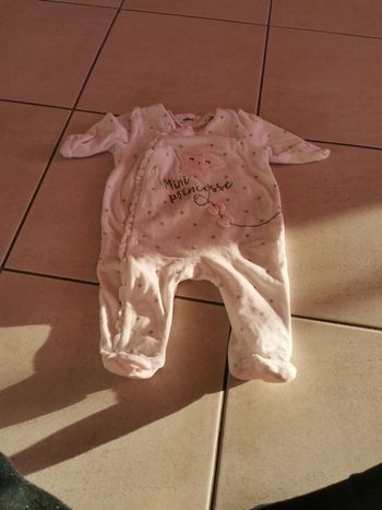 Pyjama velours 3 mois