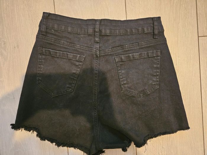 Short en jean noir femme taille S - photo numéro 3