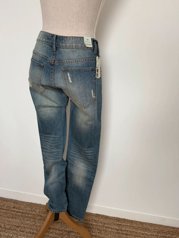 Jean boyfriend skinny destroy slim pantalon neuf Pants pantalones pantaloni Hosen Broek Calças denim - photo numéro 2