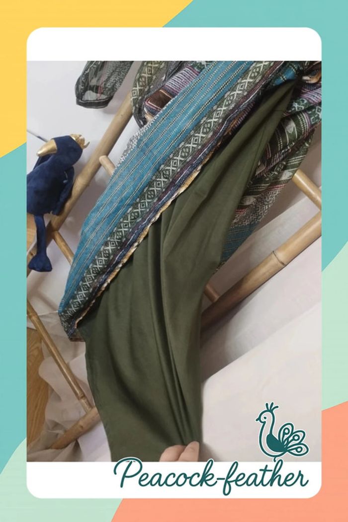 Robe longue neuve cache cache kaki TU - photo numéro 4