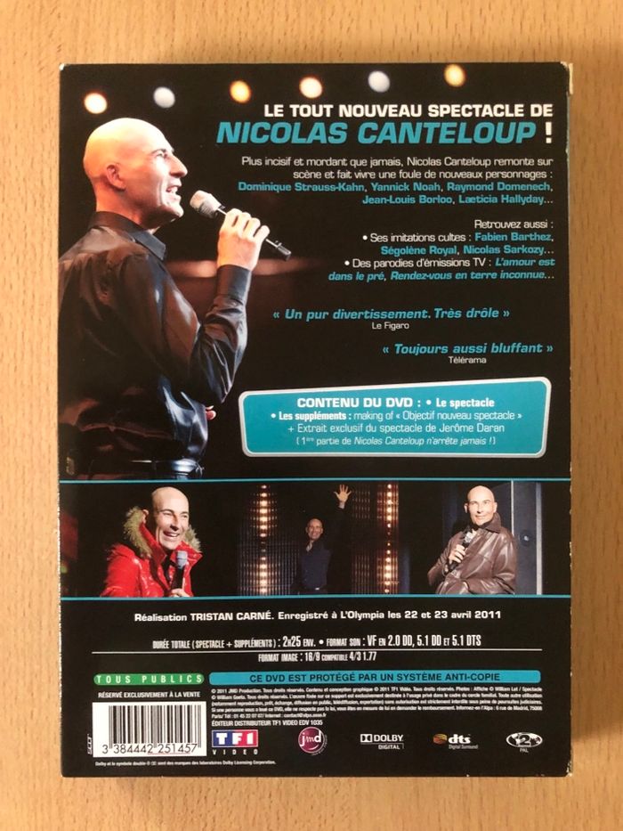 DVD spectacles « Nicolas Canteloup » - photo numéro 4