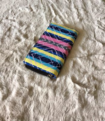 Portefeuille multi colore multi  rangement 19X10 cm