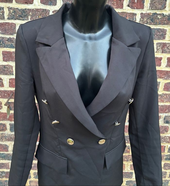 Blazer col revers à bouton – T38 – Shein - photo numéro 3