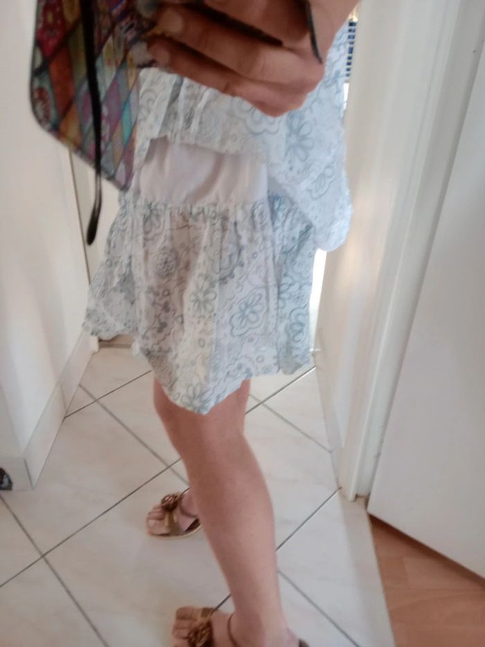 Robe fantaisie 48 blanche bleu grise Fantaisie c19 - photo numéro 11