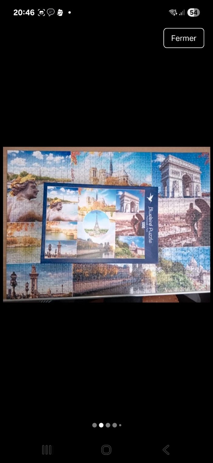Lot de 7 puzzles 1000 pièces - photo numéro 2
